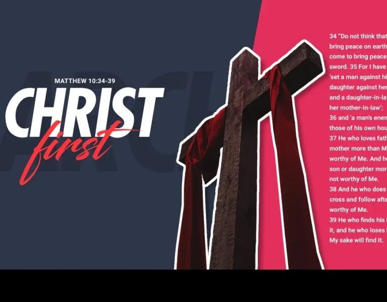 MARCH -THE MONTH OF CHRIST FIRST